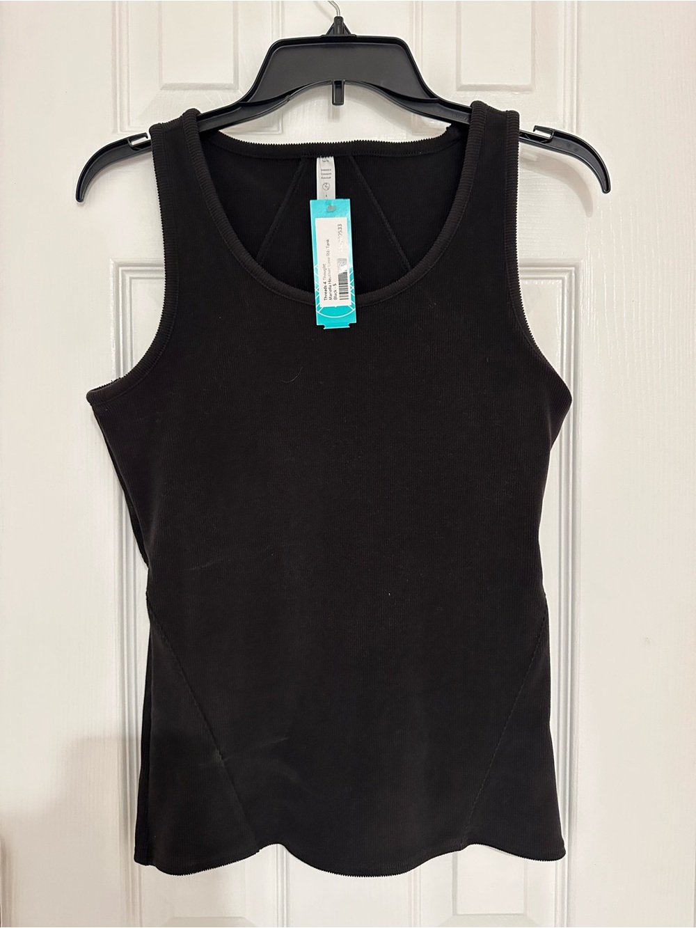 Threads 4 Thought Black Ribbed Tank Top